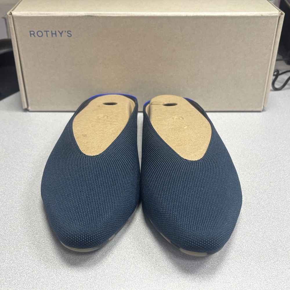 Rothy's Navy Blue Knit Flats